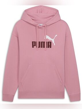 Puma Size XXLarge Women’s Poised Pink Logo Pullover Hoodie. New With Tags.
